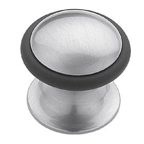 Door-stopper, satin chrome