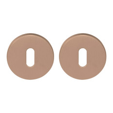 Keyhole escutcheon BBN2014 on rose 6,5 x 53 mm LBR PVD (SC)